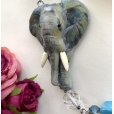 画像6: 優しい象のブルー ネックレス